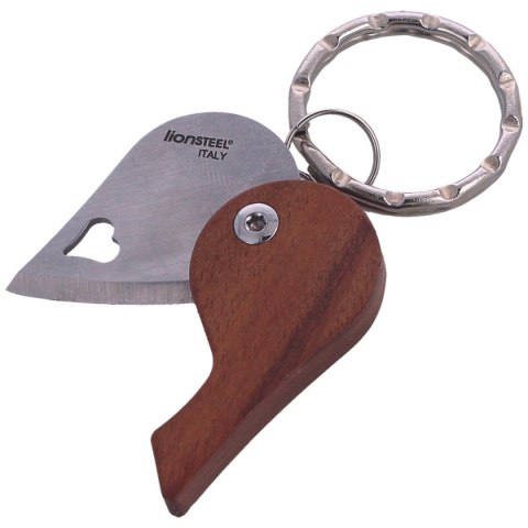 Nóż składany brelok LionSteel lionBeat Santos Wood (LB ST)