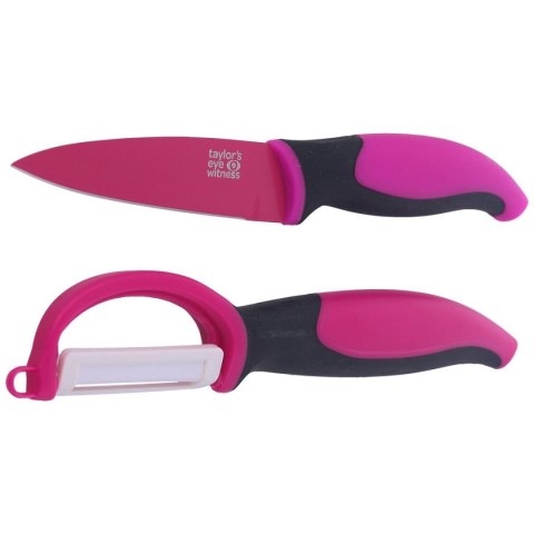 Zestaw Taylor's Eye Nóż Obierak i Obieraczka Pink (377800)
