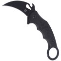 Nóż FOX Karambit Fixed G10 Black, Black Idroglider (FX-598)