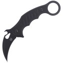 Nóż FOX Karambit Fixed G10 Black, Black Idroglider (FX-598)