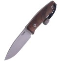 Nóż LionSteel Bushcraft Walnut, Satin Blade