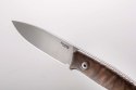 Nóż LionSteel Bushcraft Walnut, Satin Blade