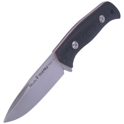 Nóż Muela Bushcraft Black-Blue Micarta, Satin 14C28N CRYO-T (TUAREG-10M)