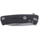 Nóż składany LionSteel ROK Black Aluminium, Satin M390 by Molletta