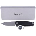 Nóż składany LionSteel ROK Black Aluminium, Satin M390 by Molletta