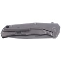 Nóż składany LionSteel T.R.E. G10 Black, Stone Washed Blade (TRE GBK)
