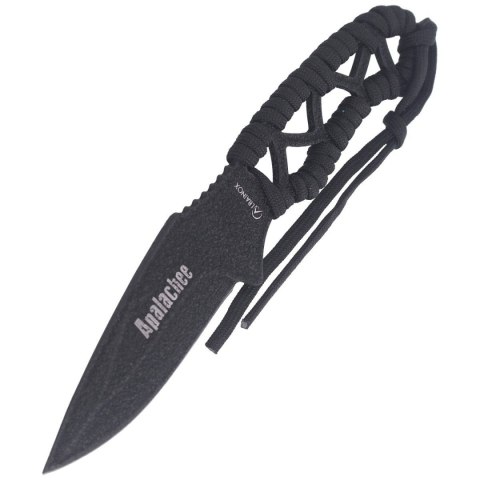 Nóż wsparcia Apalachee Black Albainox, Clip Point, 203 mm