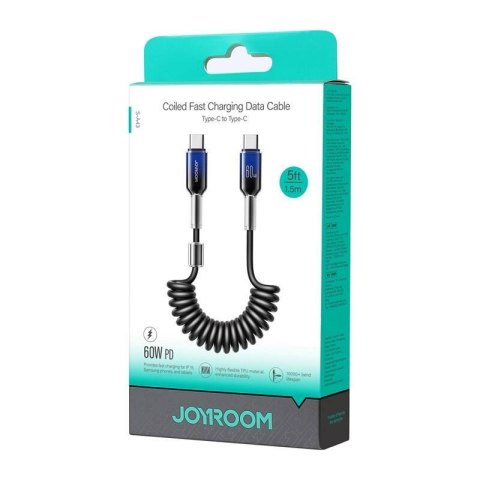 Kabel USB-C - USB-C Joyroom S-A43 60W 1.5m czarny