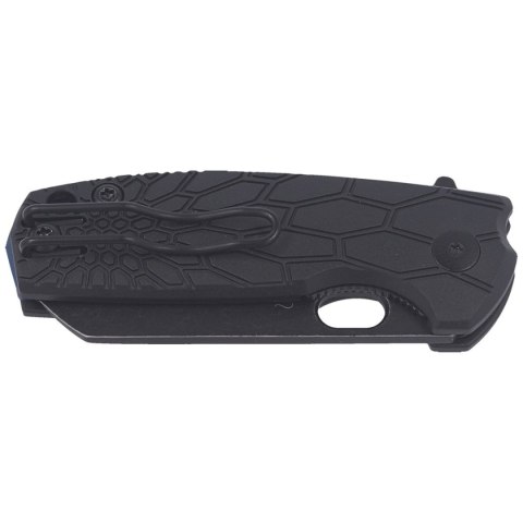 Nóż składany Fox Baby Core FRN Black, Black Stonewashed N690by Jesper Voxnaes (FX-608 B)