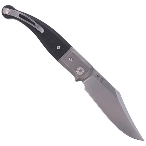 Nóż składany LionSteel Gitano Black G10, Satin Blade (GT01 GBK)