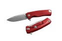 Nóż składany LionSteel ROK Red Aluminium, Satin M390 by Molletta (ROK A RS)