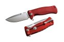 Nóż składany LionSteel SR11A Red Aluminum, Satin Sleipner by Molletta (SR11A RS)