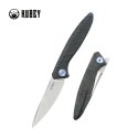 Nóż składany Kubey Pike KB2103C Flamed Titanium, Sandblasted CPM 20CV by Parsons Bladeworks