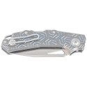 Nóż składany Viper Alfa Gray/Blue Titanium, Satin MagnaCut by Simone Tonolli (V6020TI3DBL)