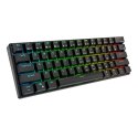 Klawiatura mechaniczna Royal Kludge RK61 RGB, brown switch (czarna) (QWERTY)