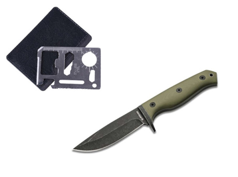 Magnum Bushcraft Drop - Nóż Outdoorowy z Ostrzem 440A, Rękojeść G10