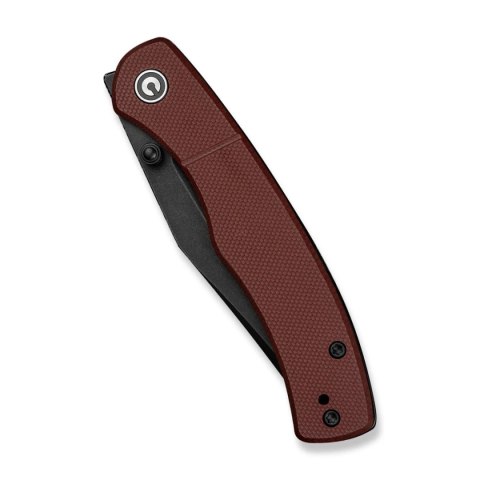 Nóż składany Civivi Clingman Burgundy G10, Black Stonewashed Nitro-V by Taylor Martin Best Damn EDC (C23065-2)
