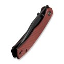 Nóż składany Civivi Clingman Burgundy G10, Black Stonewashed Nitro-V by Taylor Martin Best Damn EDC (C23065-2)