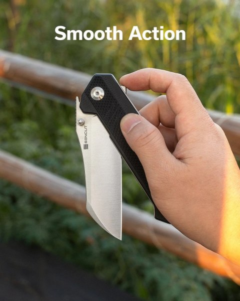 Nóż składany Sencut Draxor Black G10, Satin 9Cr18MoV (S24035-1)