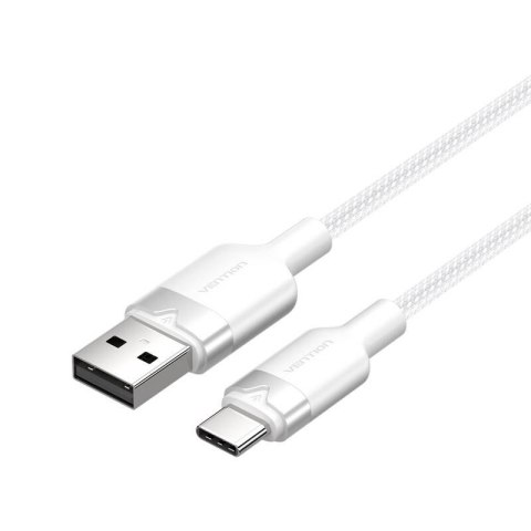 Kabel USB 2.0 A do USB-C 3A Vention CTNWH 2M (biały)