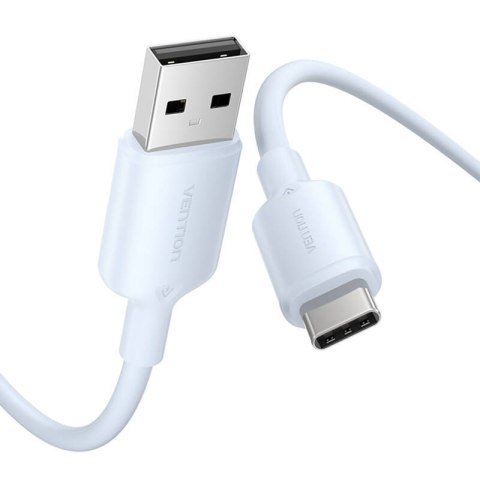 Kabel USB 2.0 A do USB-C 3A Vention CTQLF 1M (niebieski)