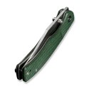 Nóż składany Civivi Clingman Green Canvas Micarta, Satin Nitro-V by Taylor Martin Best Damn EDC (C23065-4)