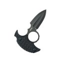 Nóż Kubey Cavy Black G10, Blackwashed 14C28N by MUZI Design (KU403B)