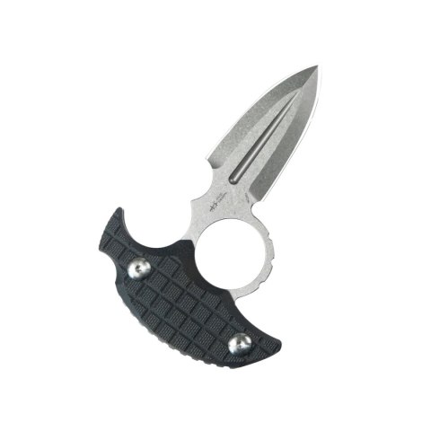 Nóż Kubey Cavy Black G10, Stonewashed 14C28N by MUZI Design (KU403A)