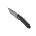 Nóż Kubey Yokai Black G10, Stonewashed 14C28N by Damned Designs (KU382A)