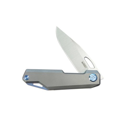 Nóż składany Kubey Verijero Grey Titanium, Satin 14C28N by George Ovchinnikov (KB340A)