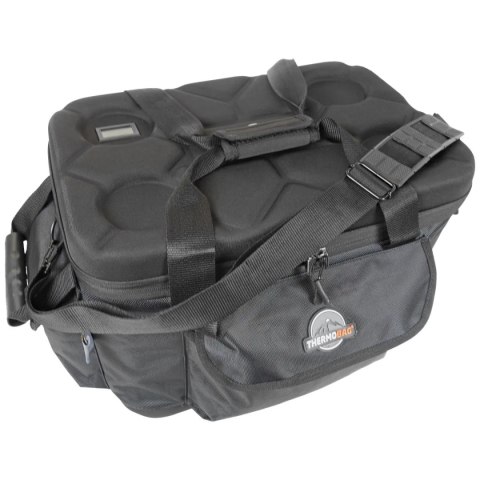 Pojemnik termiczny z termometrem Thermobag Picnic Bag With Pockets Black