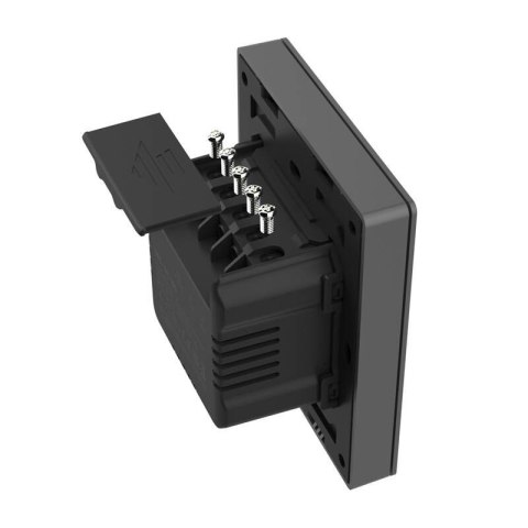 Inteligentny przełącznik ścienny WiFi SONOFF M5-1C-80 (1-kanałowy, do ramki, grafitowy)