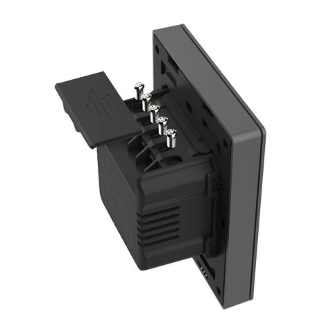 Inteligentny przełącznik ścienny WiFi SONOFF M5-2C-80 (2-kanałowy, do ramki, grafitowy)