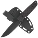 Nóż Spartan Blades Alala Black Canvas Micarta, Black 1095 Cro-Van by Curtis Iovito (SBSL004BKBK)