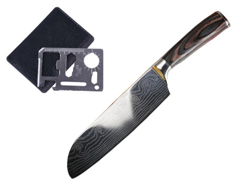 FOXTER® NÓŻ MYŚLIWSKI KUCHENNY SZEFA KUCHNI UNIWERSALNY OSTRY 31CM