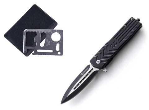 Nóż składany ratowniczy Foxter ze zbijakiem do szyb