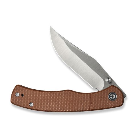 CIVIVI Clingman Micarta Nitro-V Front Flipper 75mm