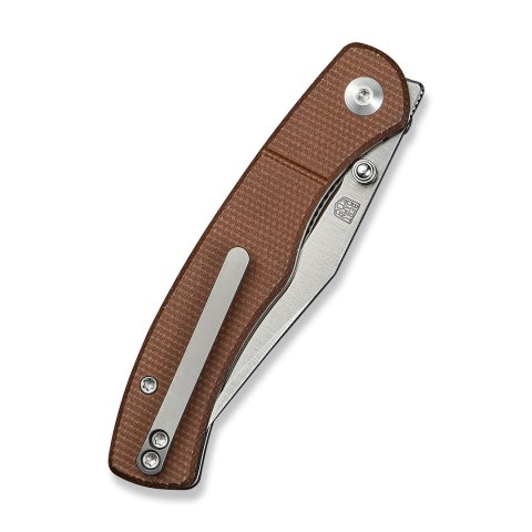 CIVIVI Clingman Micarta Nitro-V Front Flipper 75mm