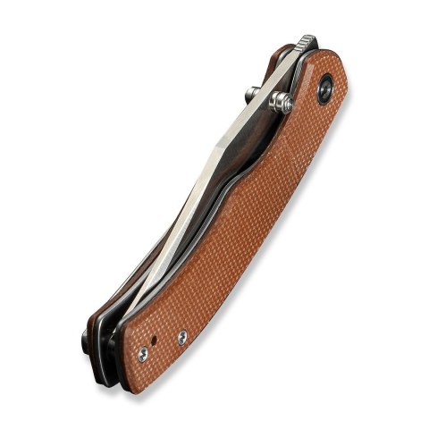 CIVIVI Clingman Micarta Nitro-V Front Flipper 75mm