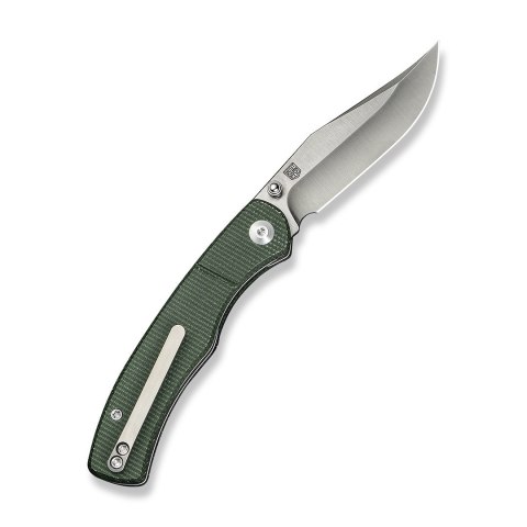 CIVIVI Clingman Micarta Zielona Nitro-V Flipper 75mm