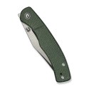 CIVIVI Clingman Micarta Zielona Nitro-V Flipper 75mm