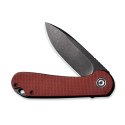 CIVIVI Elementum G10 D2 Flipper 75mm Czarna Powłoka