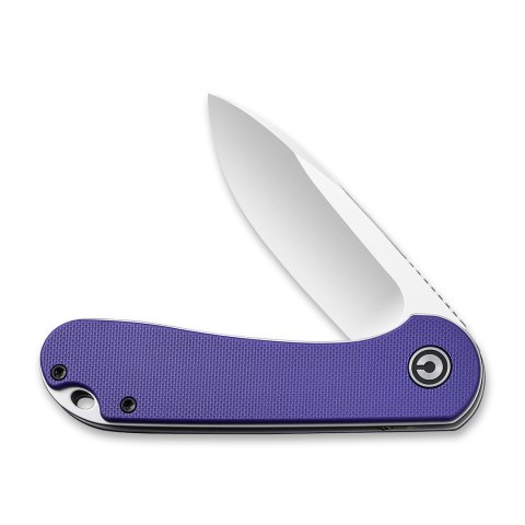 CIVIVI Elementum G10 Fioletowy D2 Flipper 75mm Satin