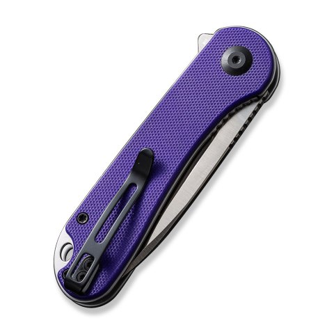 CIVIVI Elementum G10 Fioletowy D2 Flipper 75mm Satin
