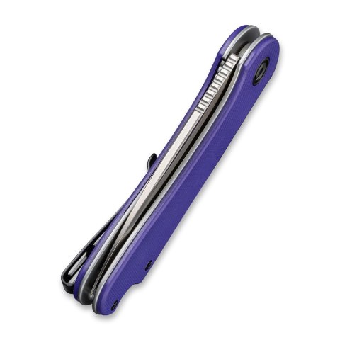 CIVIVI Elementum G10 Fioletowy D2 Flipper 75mm Satin