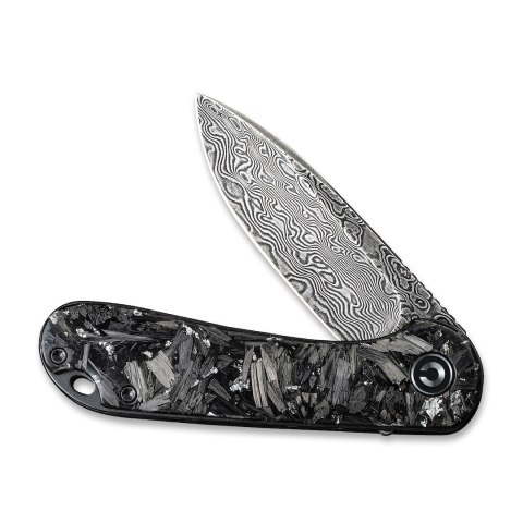 Nóż składany CIVIVI Elementum Damascus, Carbon Fiber