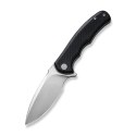 CIVIVI Mini Praxis D2 Satin, G10 Czarny, Liner Lock