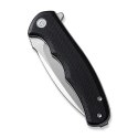 CIVIVI Mini Praxis D2 Satin, G10 Czarny, Liner Lock
