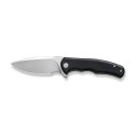 CIVIVI Mini Praxis D2 Satin, G10 Czarny, Liner Lock