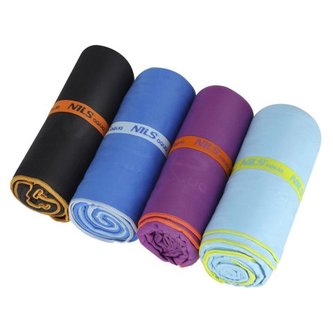 NAR12 FIOLETOWY RĘCZNIK Z MIKROFIBRY 180x100 cm NILS AQUA